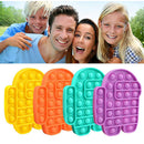 Pop it Fidget Board Among Us Pop it Easy Carry Durable and Fun - Yellow