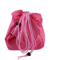 Drawstring Portable Travel Cosmetic Bag Makeup Toiletry - Pink