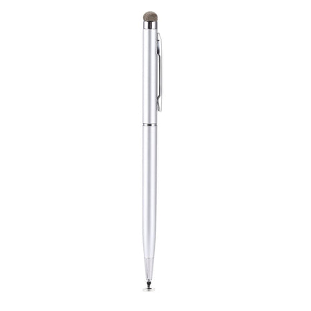 Universal Capacitive Touch Stylus Pen for iPad iPhone Tablet - Silver