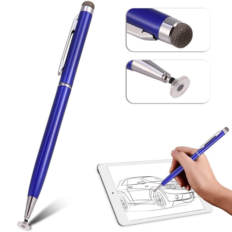 Universal Capacitive Touch Stylus Pen for iPad iPhone Tablet - Silver