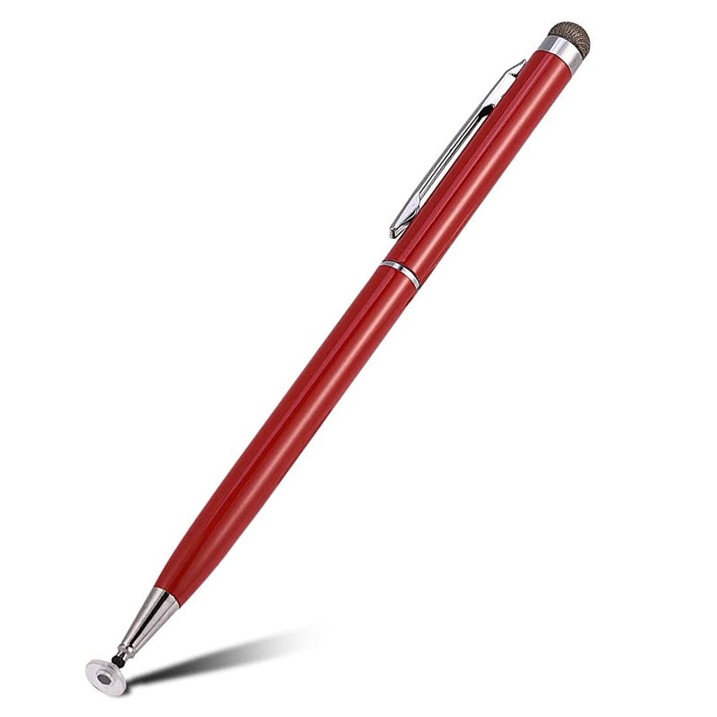 Universal Capacitive Touch Stylus Pen for iPad iPhone Tablet - Red