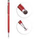Universal Capacitive Touch Stylus Pen for iPad iPhone Tablet - Red