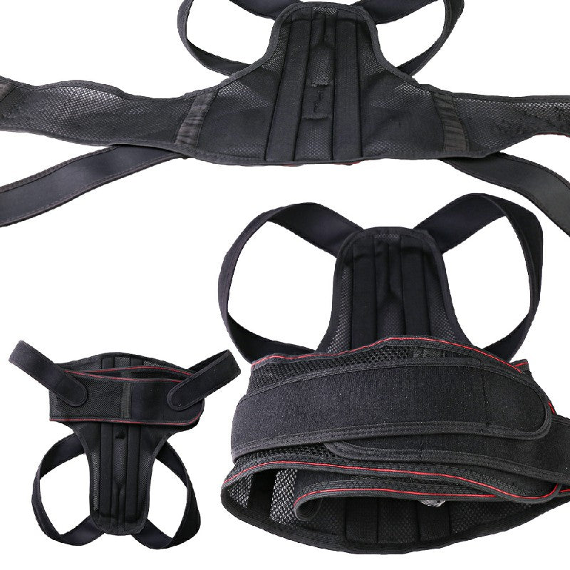 Posture Corrector Brace Women Men Full Back Support Clavicle Shoulder Belt - S