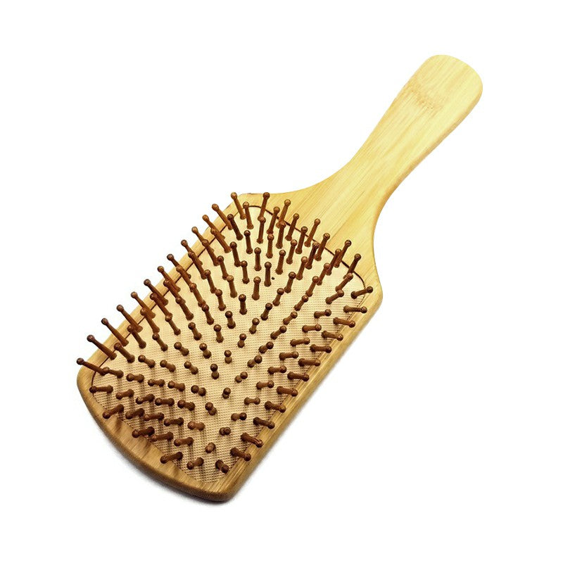 Massage Bamboo Comb Hair Vent Brushes Hair Care Combs - Oval