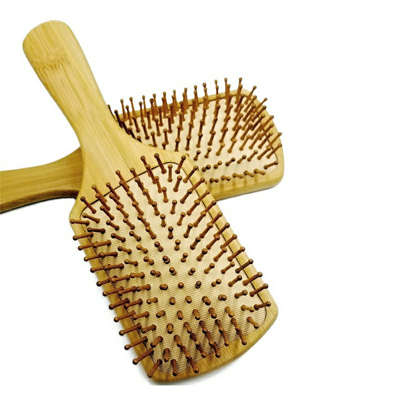 Massage Bamboo Comb Hair Vent Brushes Hair Care Combs - Square