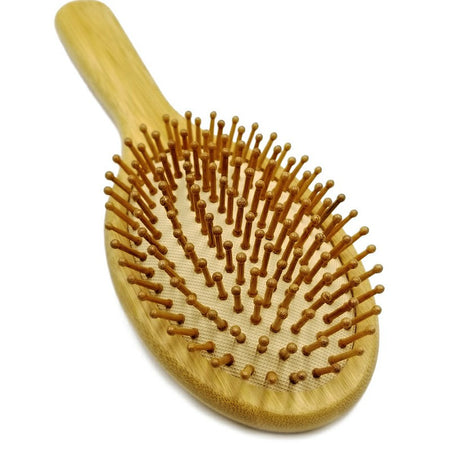 Massage Bamboo Comb Hair Vent Brushes Hair Care Combs - Oval