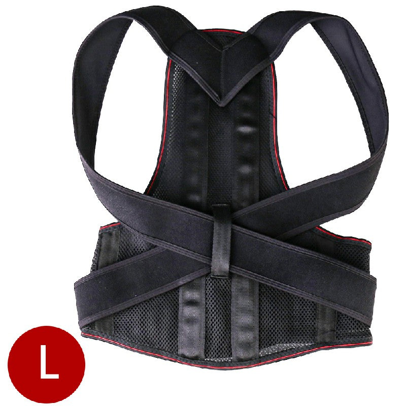 Posture Corrector Brace Women Men Full Back Support Clavicle Shoulder Belt - XXL