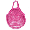 Reusable Mesh Net Turtle Bag Braided Shopping Fruit Storage Handbag Totes - Green