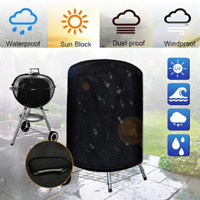 BBQ Cover Kettle Heavy Duty Waterproof Gas Barbeque Grill Garden Protector - 62x105cm