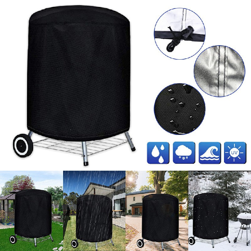 BBQ Cover Kettle Heavy Duty Waterproof Gas Barbeque Grill Garden Protector - 62x105cm