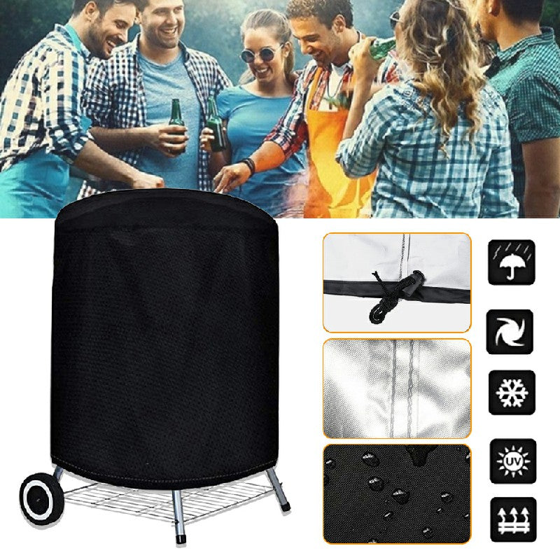 BBQ Cover Kettle Heavy Duty Waterproof Gas Barbeque Grill Garden Protector - 62x105cm