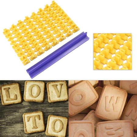 Alphabet Number Letter Cookie Biscuit Stamp Mold Cake Cutter Embosser Mould Tool - Number