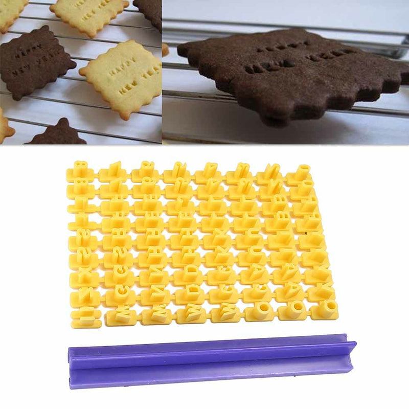 Alphabet Number Letter Cookie Biscuit Stamp Mold Cake Cutter Embosser Mould Tool - Number