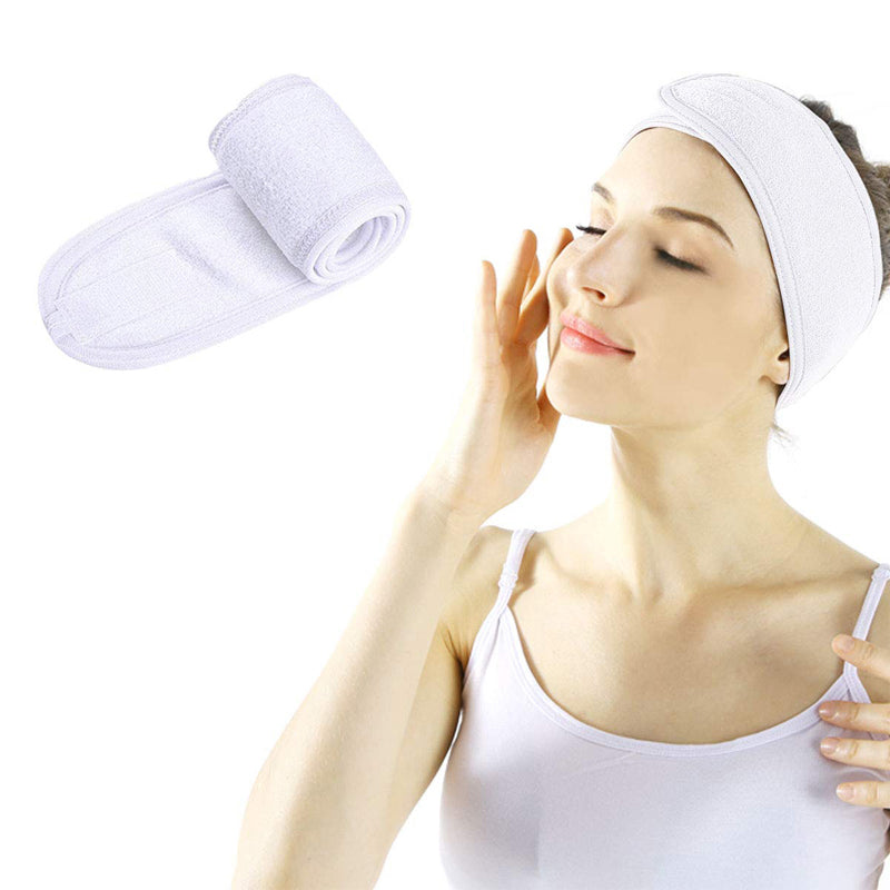 Spa Makeup Yoga Sports Headband Washing Face Hair Hood Sweat-absorbent Turban  - Pink