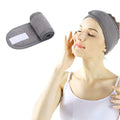 Spa Makeup Yoga Sports Headband Washing Face Hair Hood Sweat-absorbent Turban  - Grey