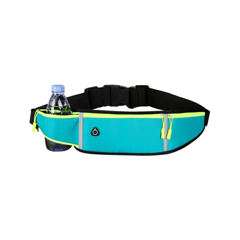 Holder Bag Waterproof Running Pouch Belt Waist Pack Fanny Pack for Bottle - Green