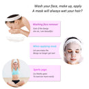 Spa Makeup Yoga Sports Headband Washing Face Hair Hood Sweat-absorbent Turban  - Pink