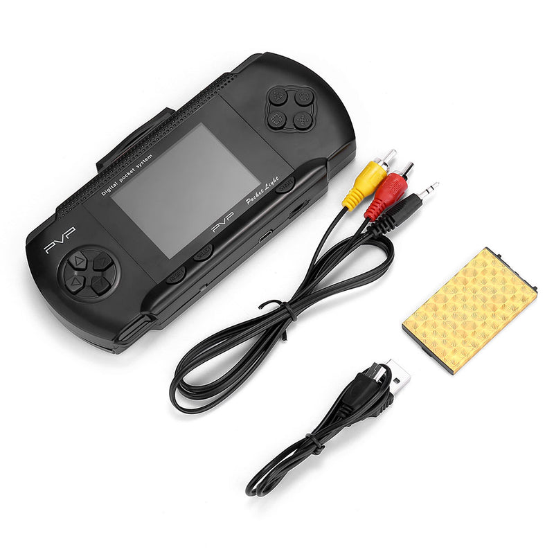 Handheld Portable PXP PVP Classic Games Console Retro Megadrive DS Video Game - Black